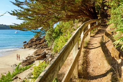Walking on Waiheke Island