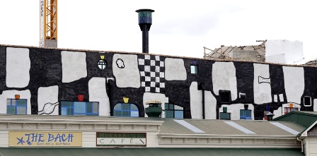 Hundertwasser Museum construction in Whangarei - December 2020