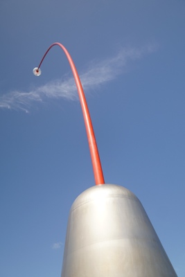 Taranaki travel tips - Len Lye Wind Wand in New Plymouth