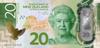 New Zealand money: 20 dollars